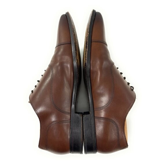 Suitsupply Cap Toe Brown Leather Oxford Dress Shoes Size 44.5 US 11.5 main image 10